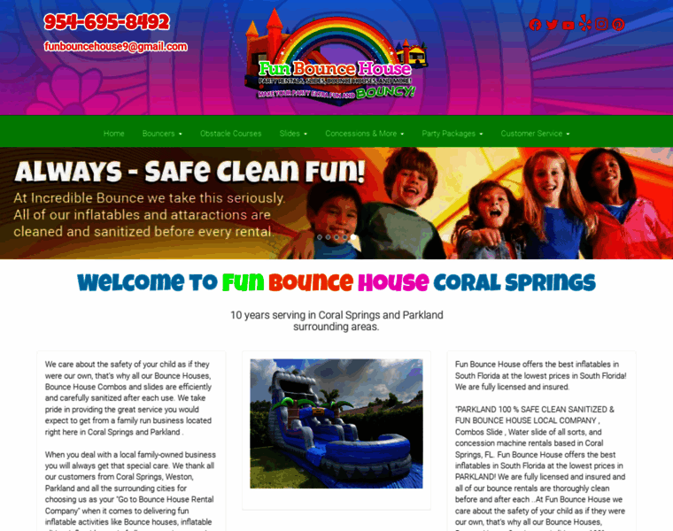 Fun-bounce-house.com thumbnail