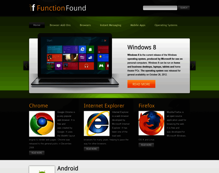 Functionfound.com thumbnail