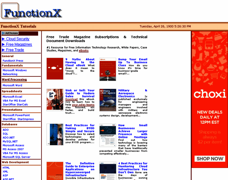 Functionx.tradepub.com thumbnail