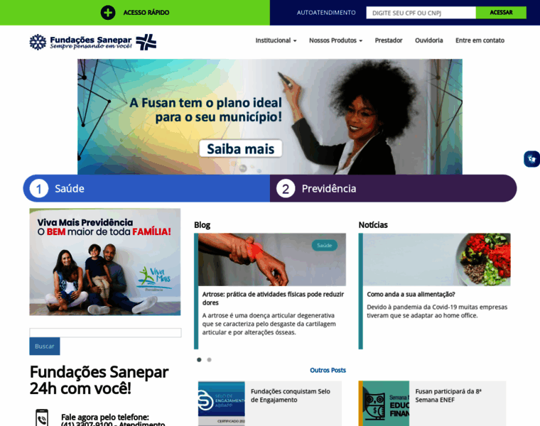 Fundacaosanepar.com.br thumbnail