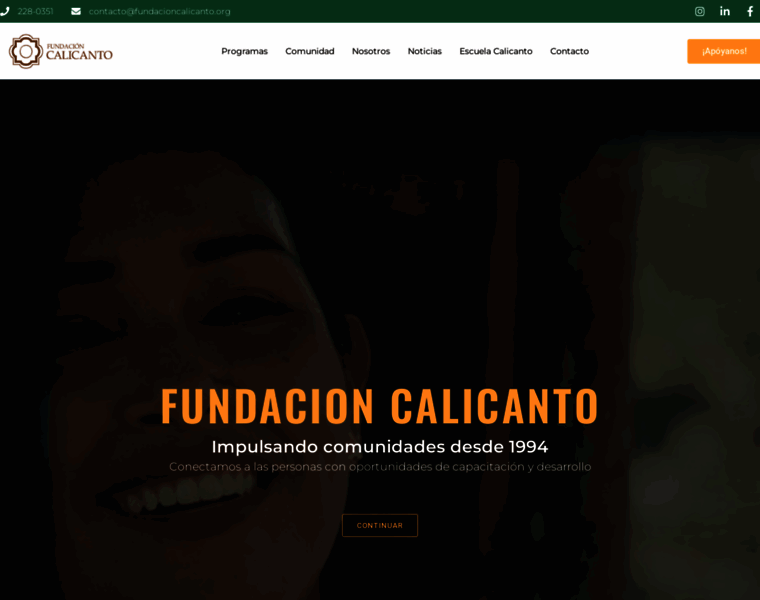 Fundacioncalicanto.org thumbnail