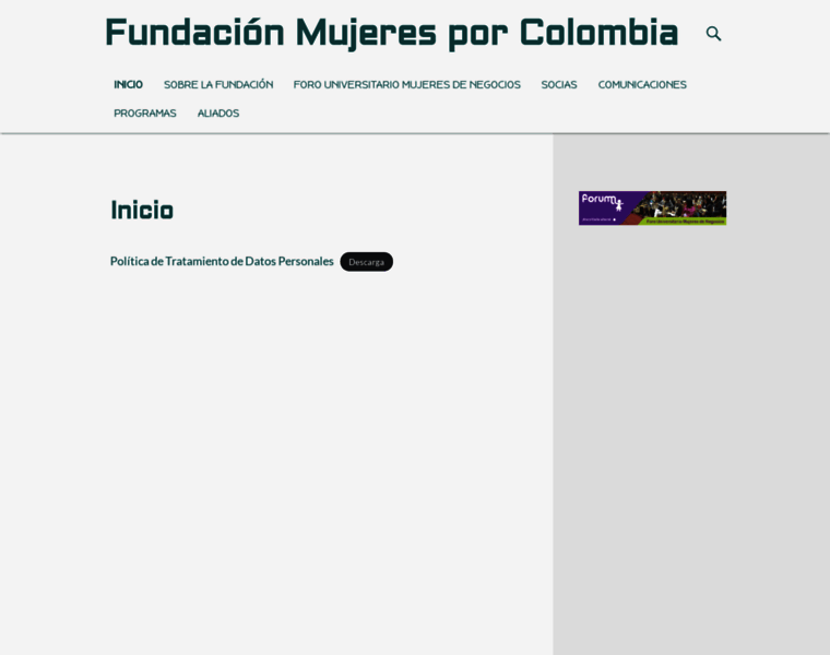 Fundacionmujeresporcolombia.org thumbnail