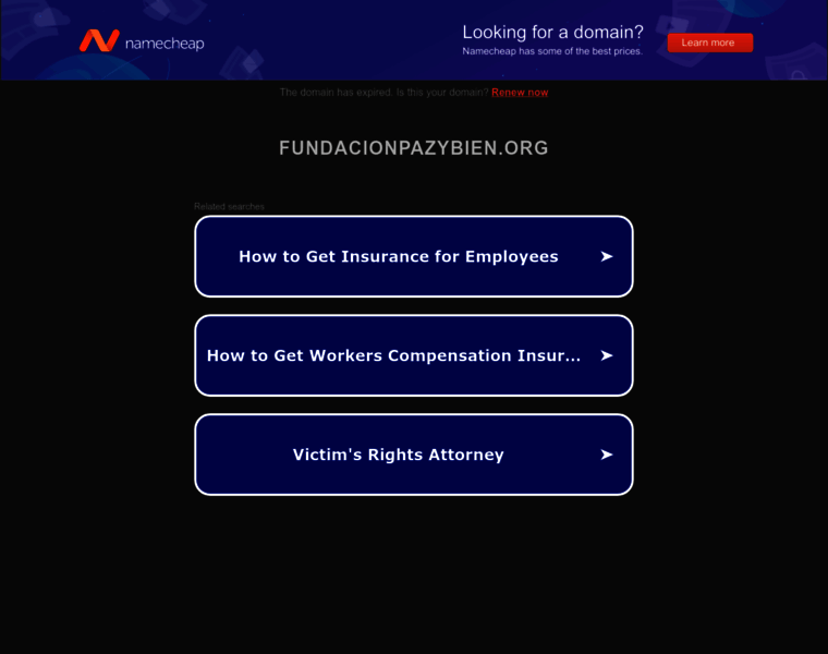 Fundacionpazybien.org thumbnail