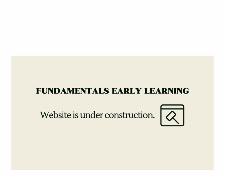Fundamentalsearlylearning.com thumbnail
