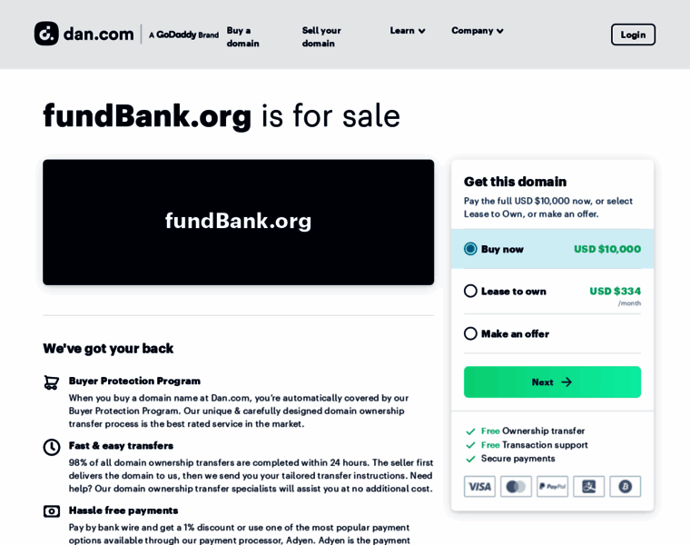 Fundbank.org thumbnail