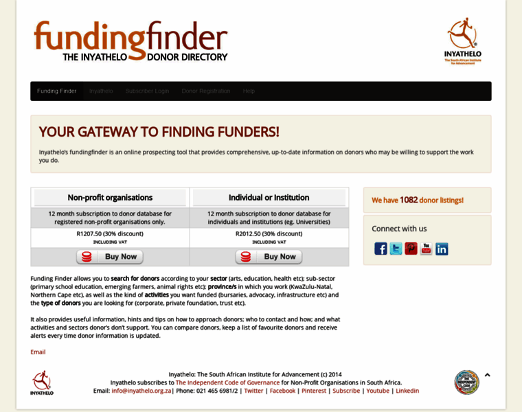 Fundingfinder.co.za thumbnail