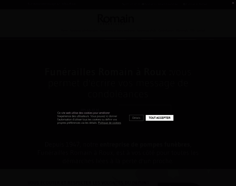 Funerailles-romain.be thumbnail