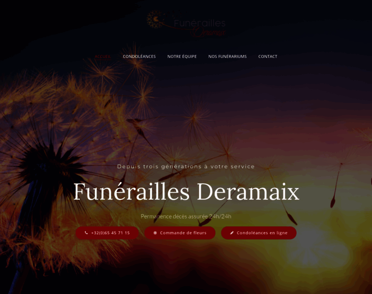Funerailleslemaire.be thumbnail