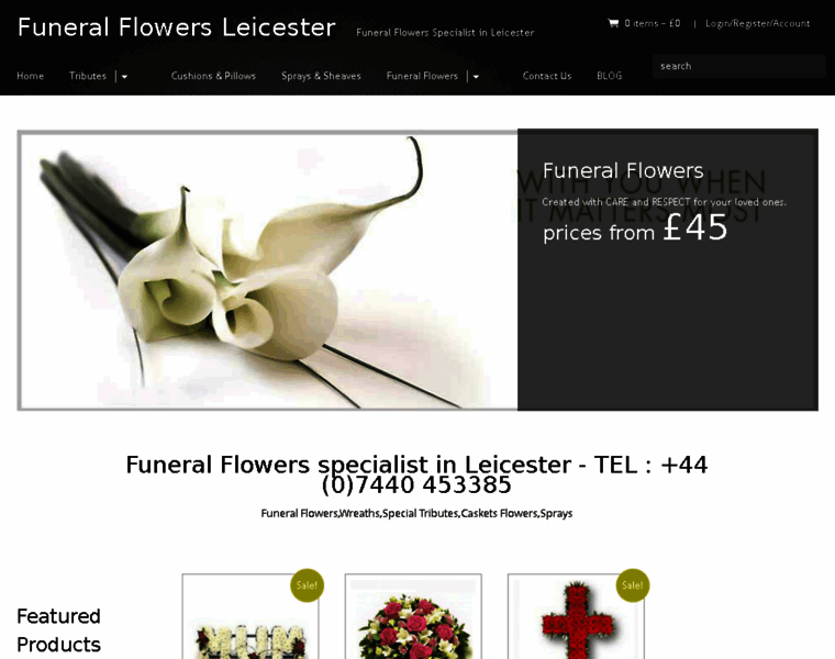Funeralflowers-leicester.com thumbnail