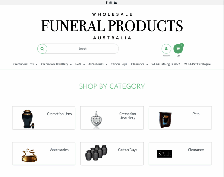 Funeralproducts.com.au thumbnail