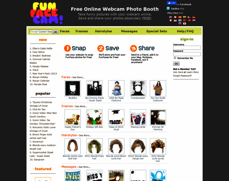 Funfacecam.com thumbnail