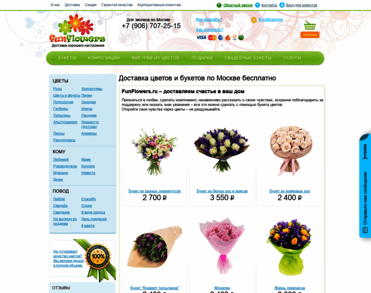 Funflowers.ru thumbnail
