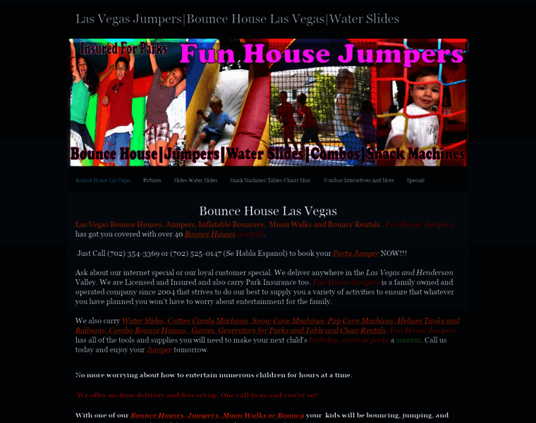Funhousejumpers.com thumbnail