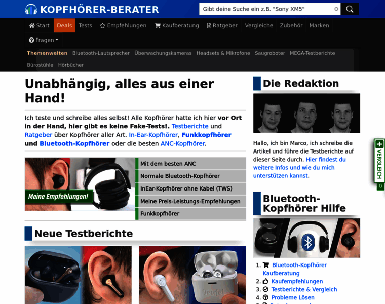 Funkkopfhoerer-infos.de thumbnail
