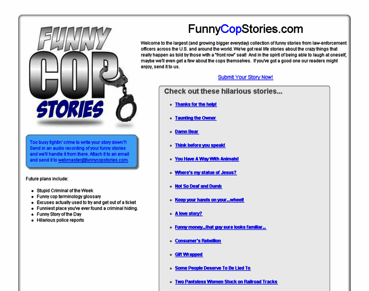 Funnycopstories.com thumbnail