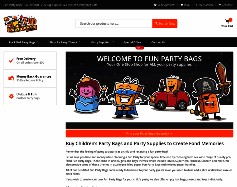Funpartybags.com thumbnail