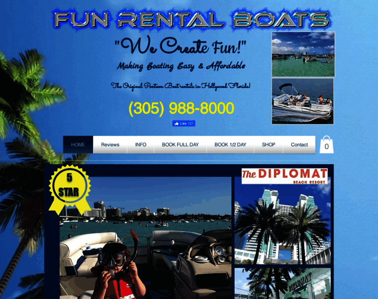 Funrentalboats.com thumbnail