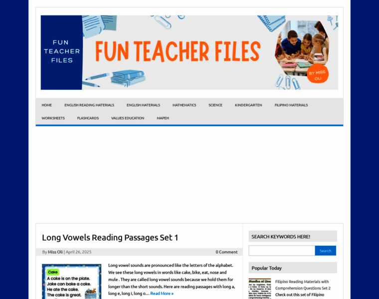 funteacherfiles.com at WI. Fun Teacher Files