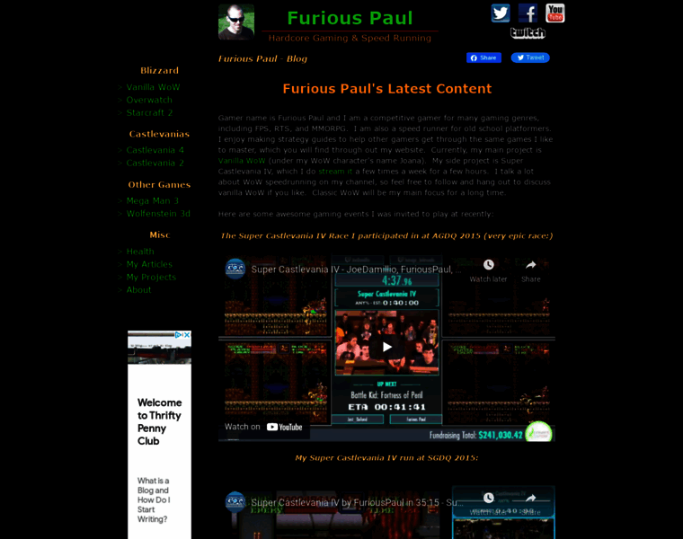 Furiouspaul.com thumbnail