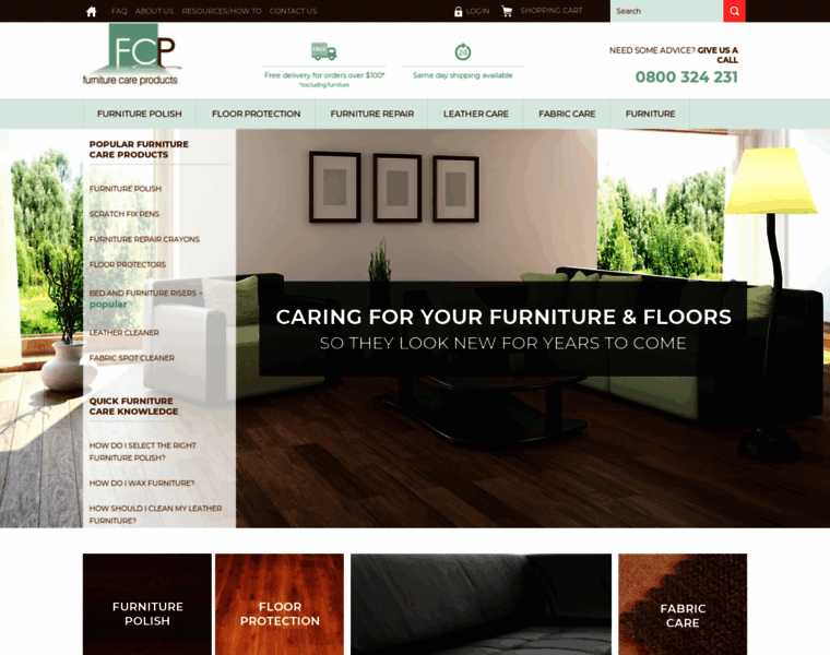 Furniturecareproducts.co.nz thumbnail