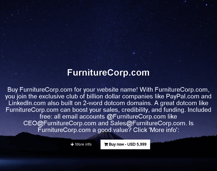 Furniturecorp.com thumbnail