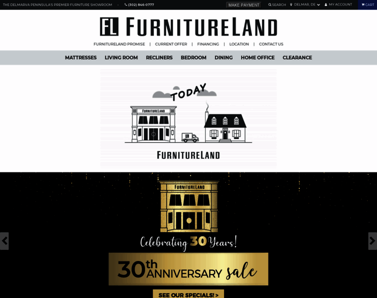 Furniturelandde.com thumbnail