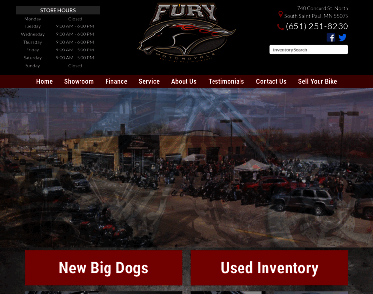 Furymotorcycle.com thumbnail