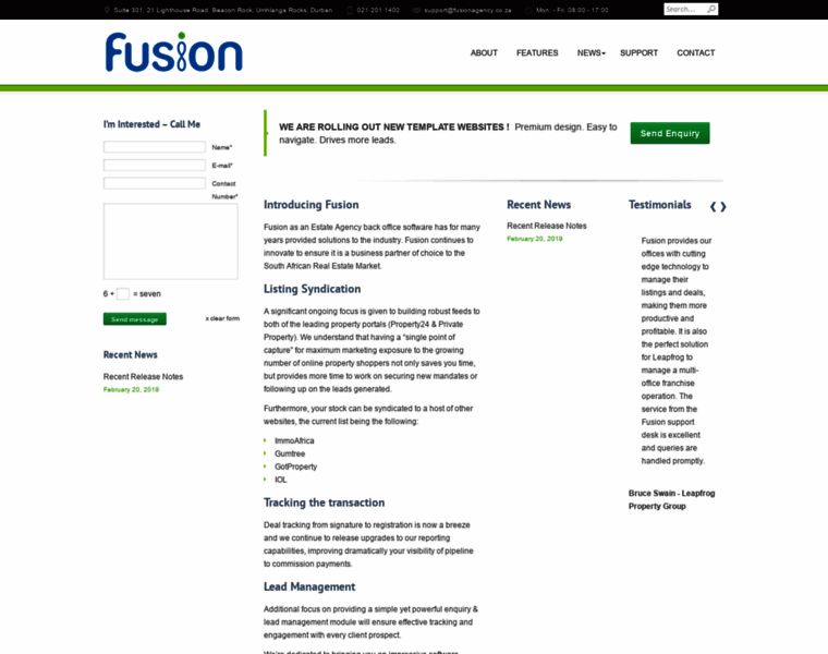 Fusionagency.co.za thumbnail