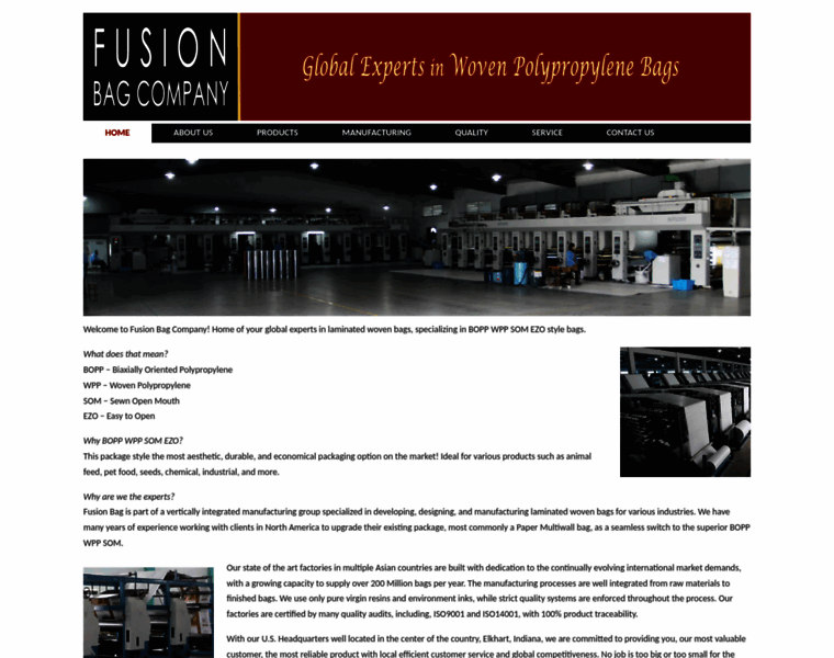 Fusionbagcompany.com thumbnail
