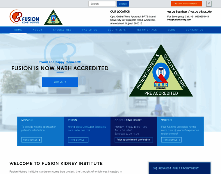 Fusionkidney.com thumbnail