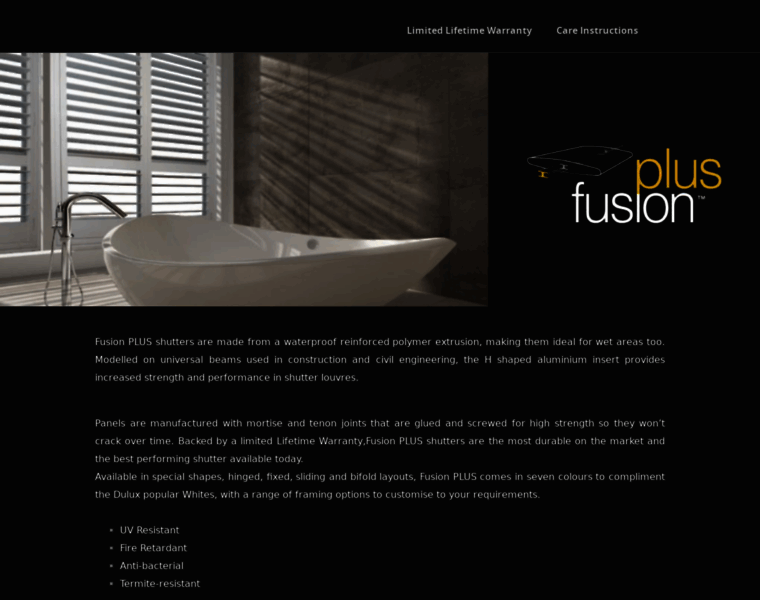 Fusionplusshutters.com.au thumbnail