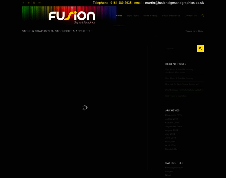 Fusionsignsandgraphics.co.uk thumbnail