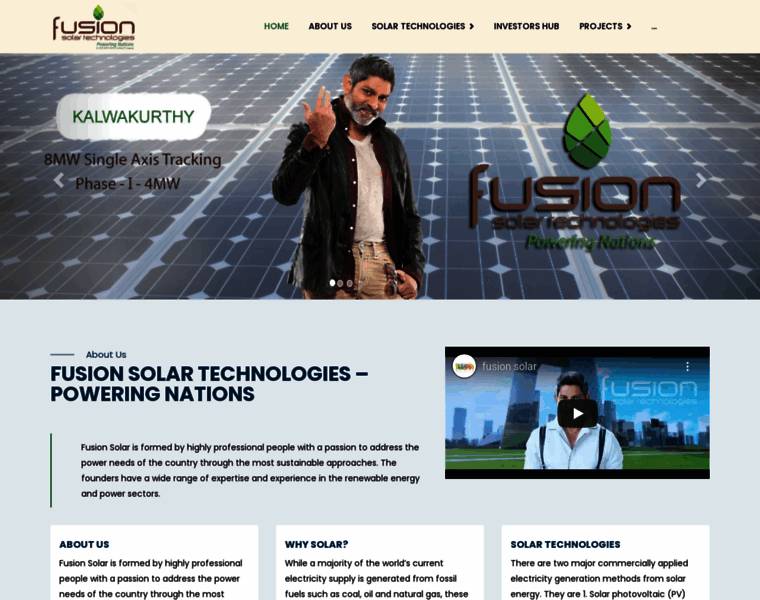 Fusionsolartech.in thumbnail