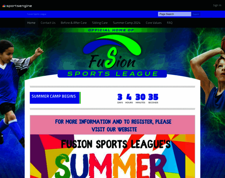 Fusionsportsleague.com thumbnail