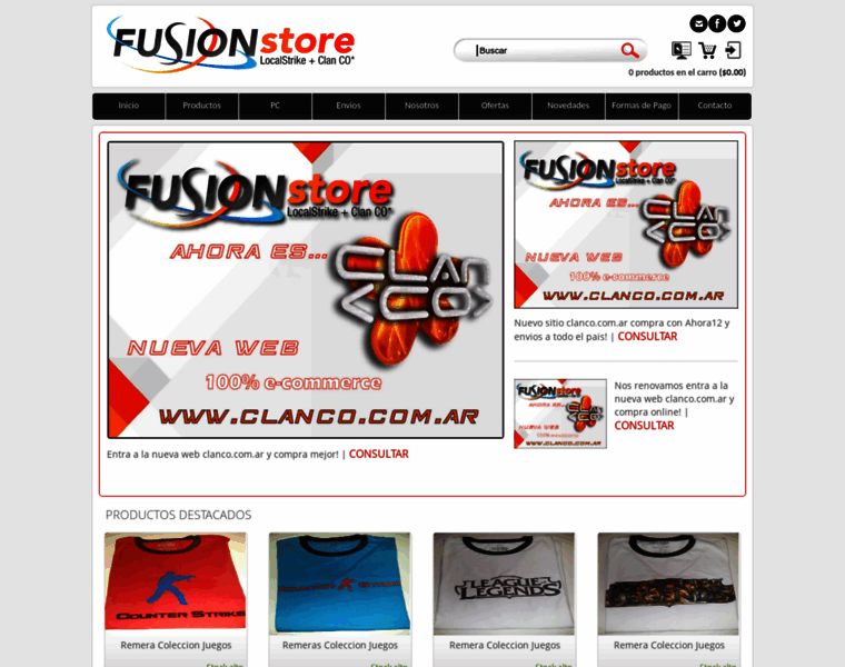 Fusionstore.com.ar thumbnail