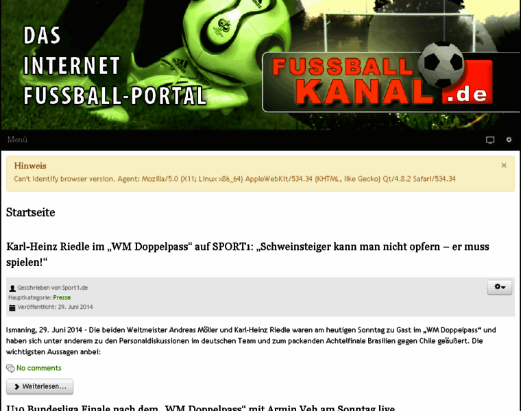 Fussball-kanal.de thumbnail