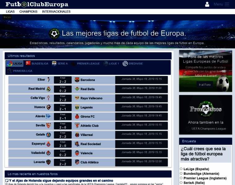 Futbolclubeuropa.com thumbnail