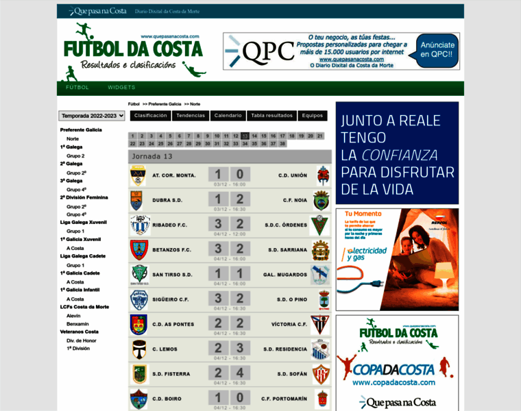 Futboldacosta.com thumbnail