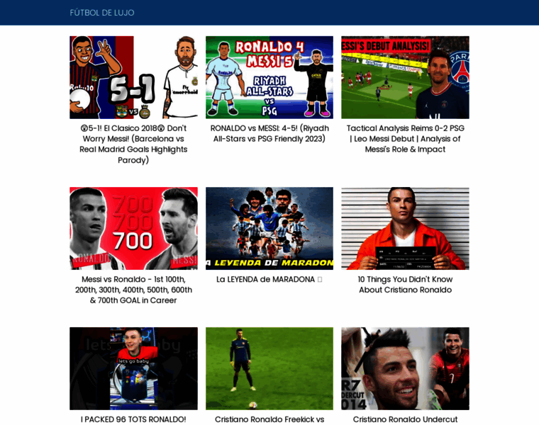 Futboldelujo.com thumbnail