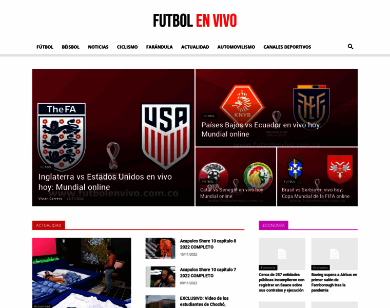 Futbolenvivo.com.co thumbnail