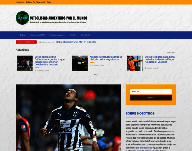 Futbolistasaxem.com.ar thumbnail