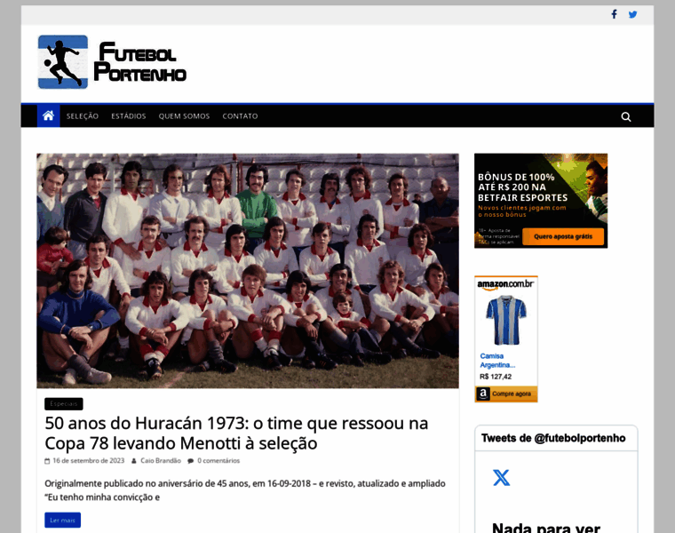 Futebolportenho.com.br thumbnail