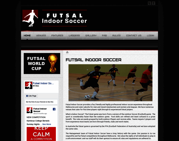 Futsalindoorsoccer.com.au thumbnail