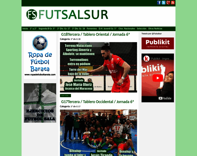Futsalsur.es thumbnail