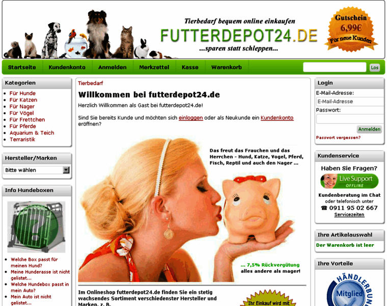Futterdepot24.de thumbnail