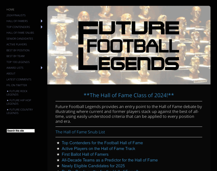Futurefootballlegends.com thumbnail