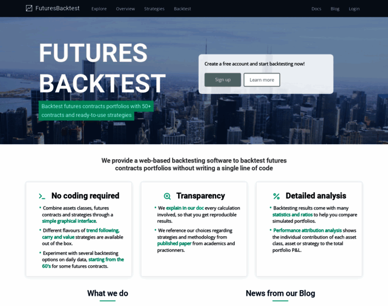 Futuresbacktest.com thumbnail
