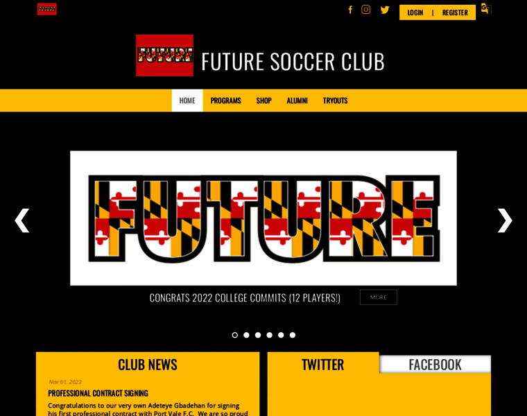 Futuresoccerclub.org thumbnail