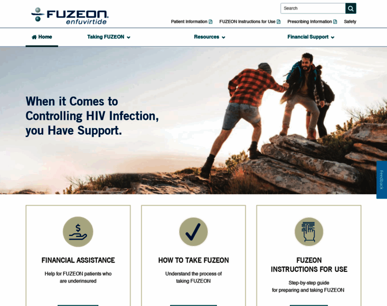 Fuzeon.com thumbnail