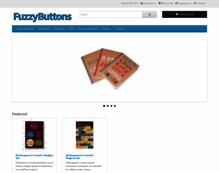 Fuzzybuttons.com thumbnail